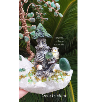 Arbre de vie en Aventurine , Esprit de la Forêt .