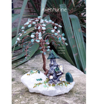 Arbre de vie en Aventurine , Esprit de la Forêt .