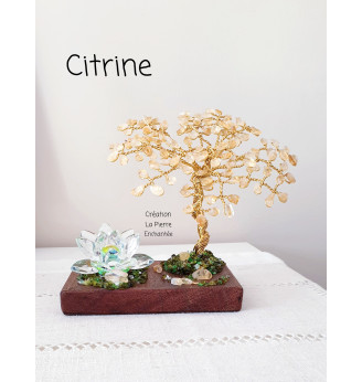 Arbre de vie Citrine et...