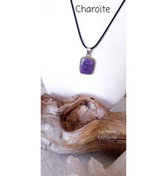 Pendentif Charoïte – Apaisement et Élévation spirituelle