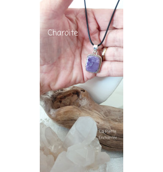 Pendentif Charoïte – Apaisement et Élévation spirituelle