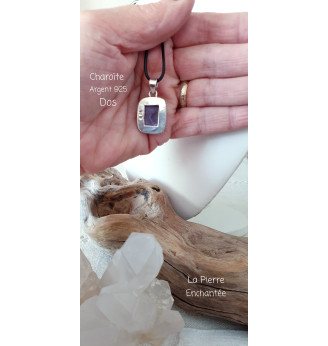 Pendentif Charoïte – Apaisement et Élévation spirituelle